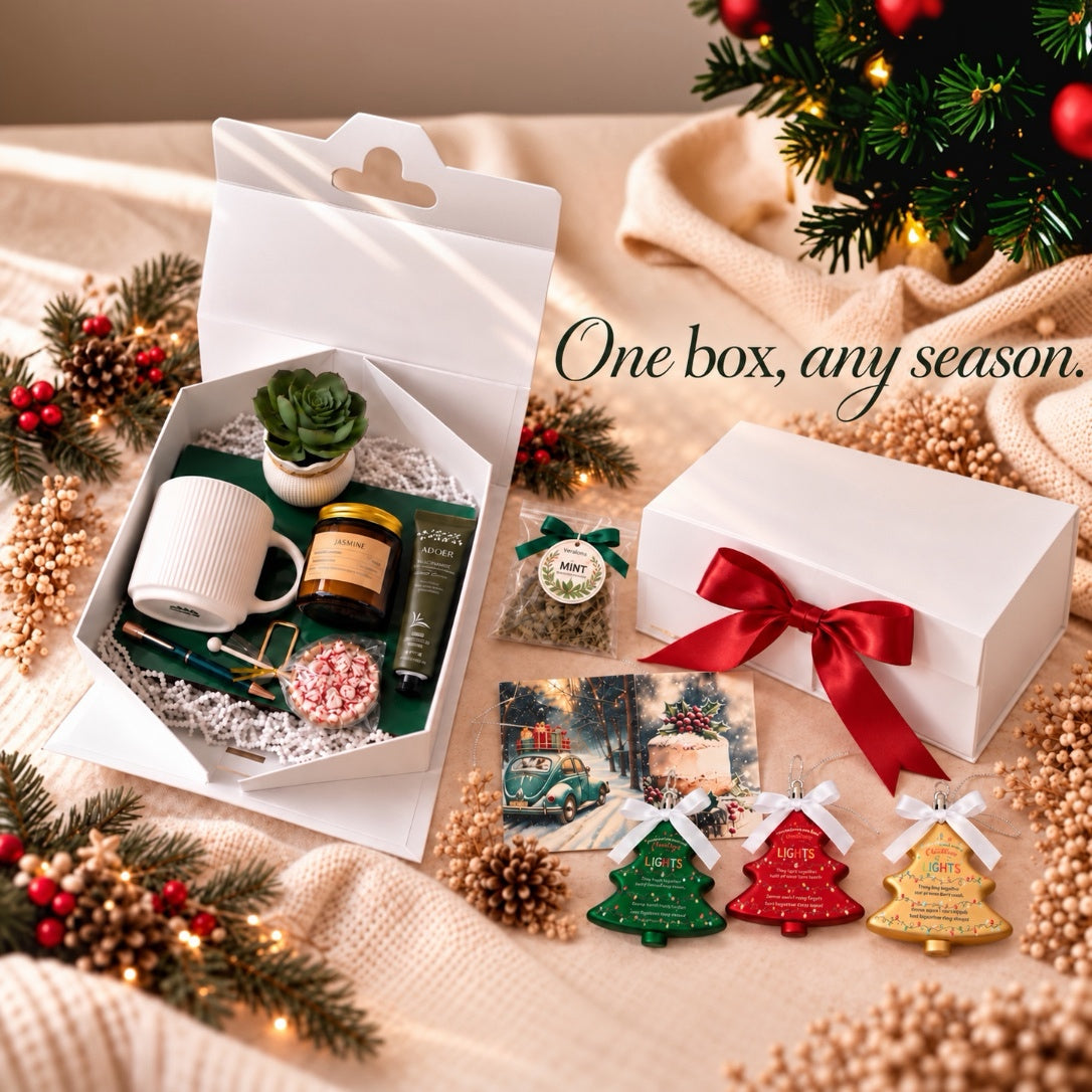 Cozy Desk Gift Box, Tea Lover Gift Set, Appreciation Gift, Corporate & Office Gift