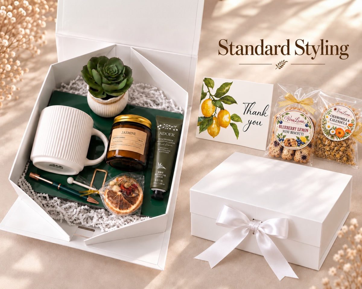 Cozy Desk Gift Box, Tea Lover Gift Set, Appreciation Gift, Corporate & Office Gift