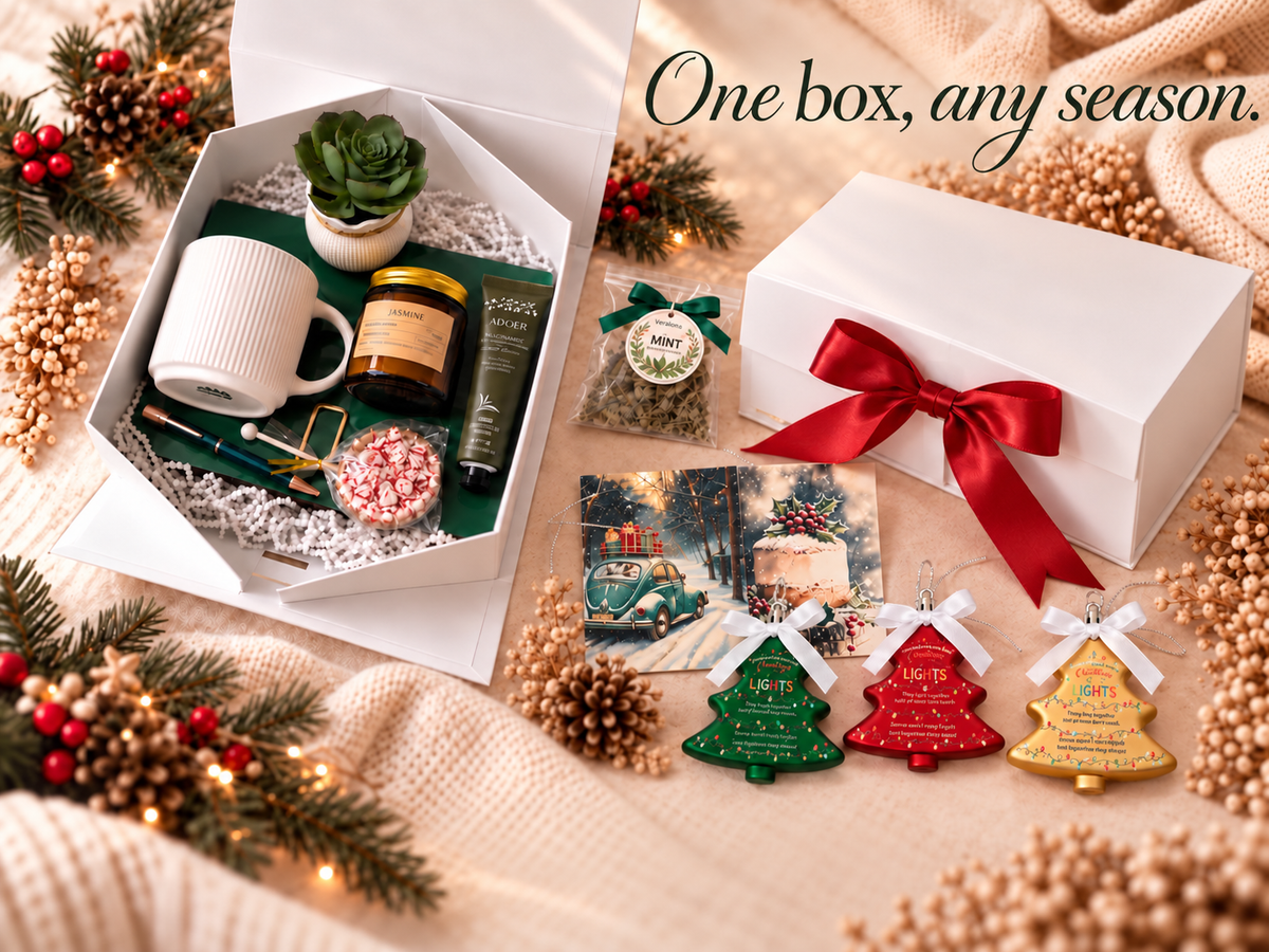 Cozy Desk Gift Box, Tea Lover Gift Set, Appreciation Gift, Corporate & Office Gift
