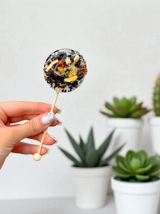 Tea Lollipop - Golden Jasmine Sunset - Green tea - Stress-relieving