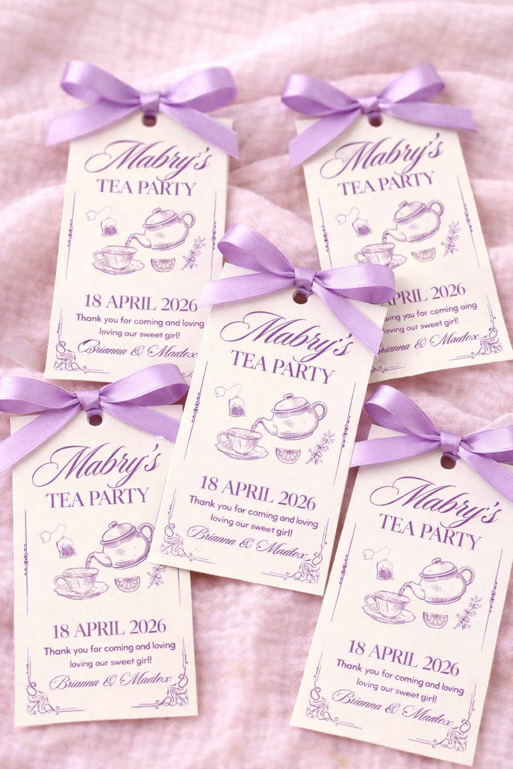 Upgrade for Tea Lollipops: Custom Tag / Personalization Add-On / Shipping Update