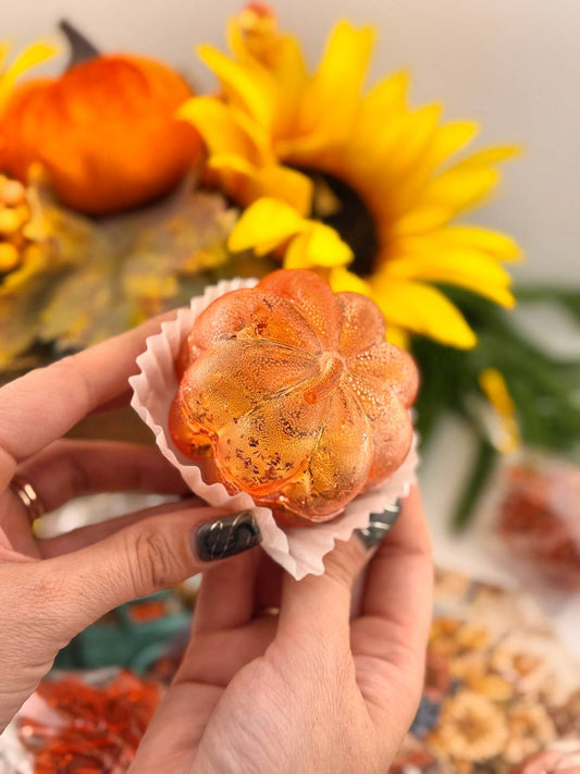 Pumpkin Spice Rooibos Tea Bombs in Gift Box – Sugar-Free Handmade T-Spheres | Autumn Herbal Tea